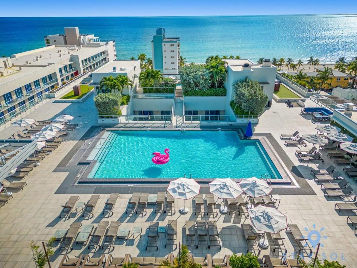 Hollywood Beach Broad - Walk - Gym - Amazing Pool Exterior foto