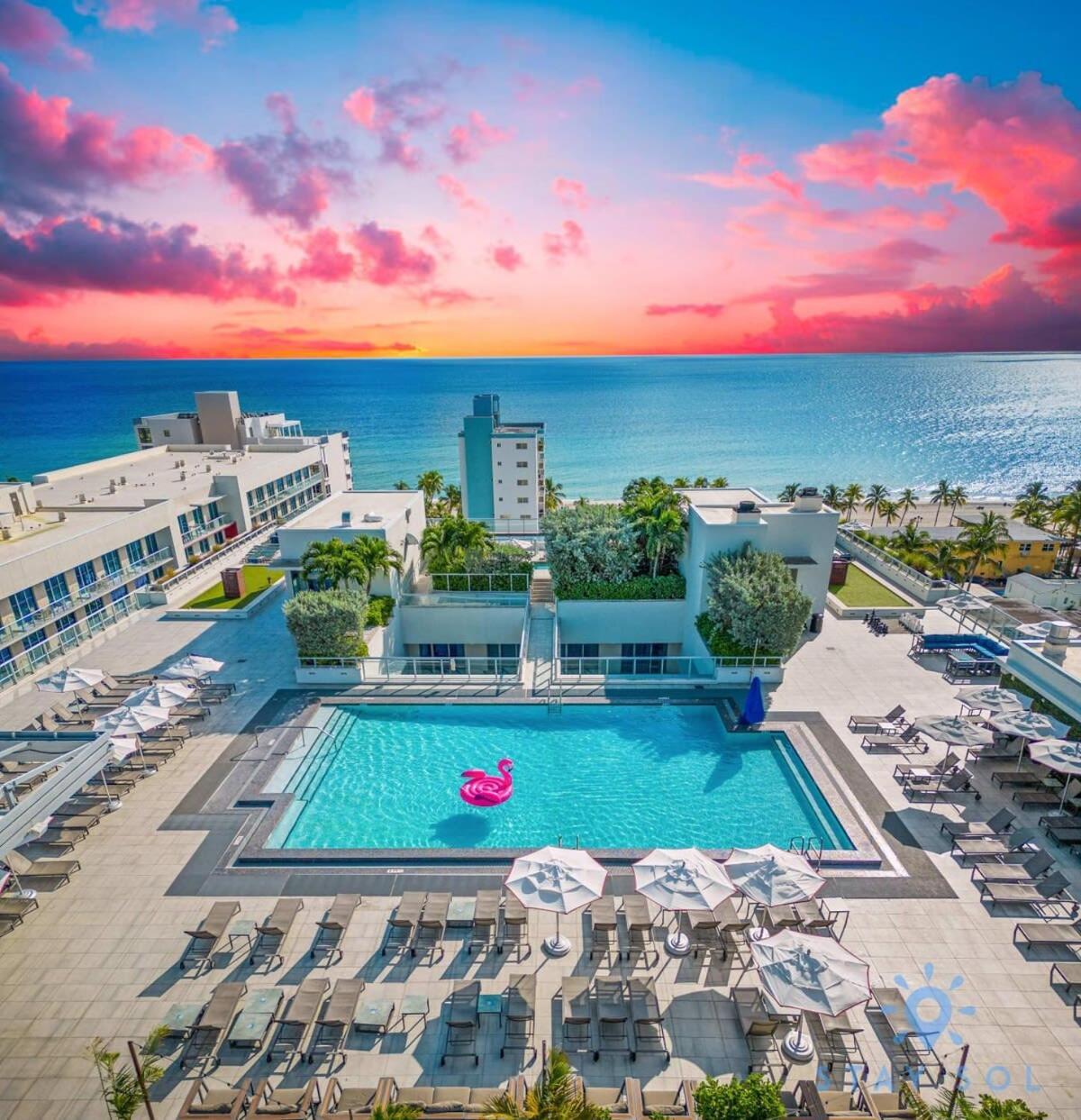 Hollywood Beach Broad - Walk - Gym - Amazing Pool Exterior foto